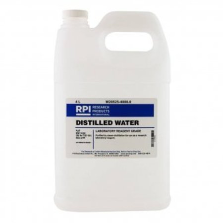 RPI Distilled Water, 4 x 4 L W20525-4X4L